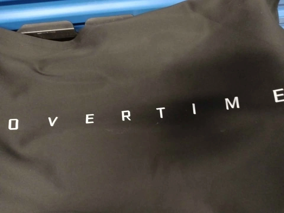 OVERTIME Black Sleeveless Hoodie Tank Top - photo 2