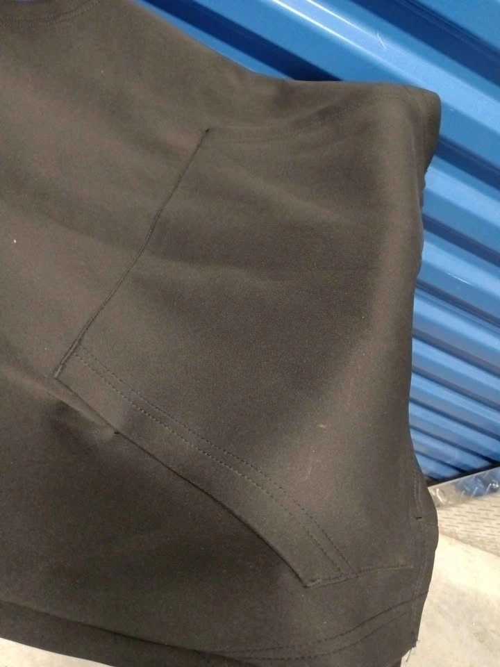OVERTIME Black Sleeveless Hoodie Tank Top - photo 4