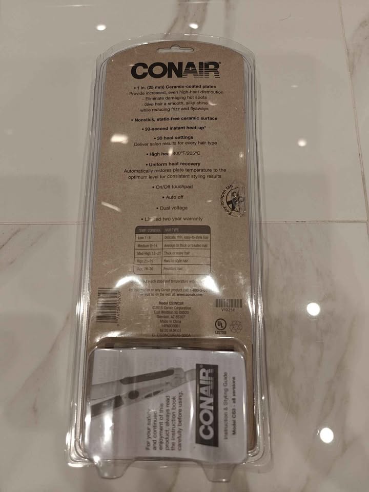 Conair 1 in ceramic flat iron - photo 2