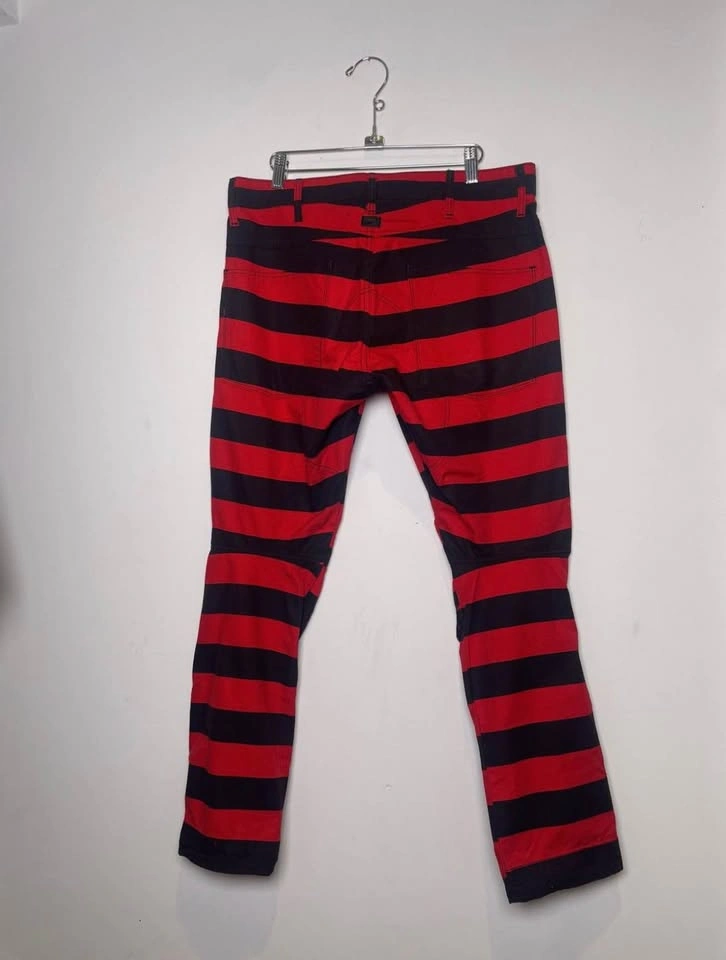 G-Star RAW 5622 3D Tapered Pants | Red & Black Stripe - photo 2