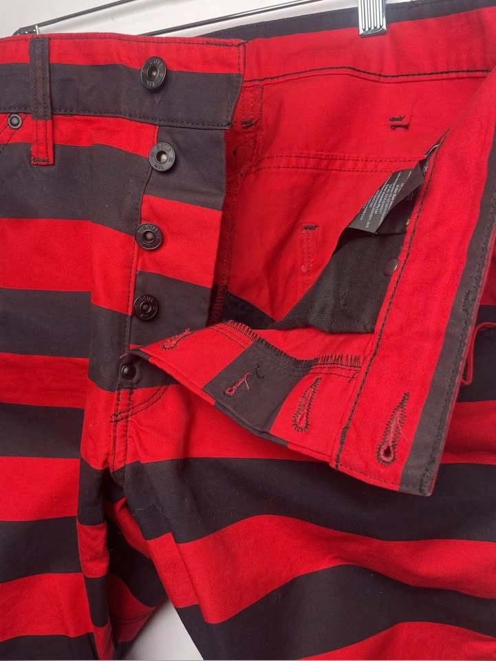 G-Star RAW 5622 3D Tapered Pants | Red & Black Stripe - photo 5