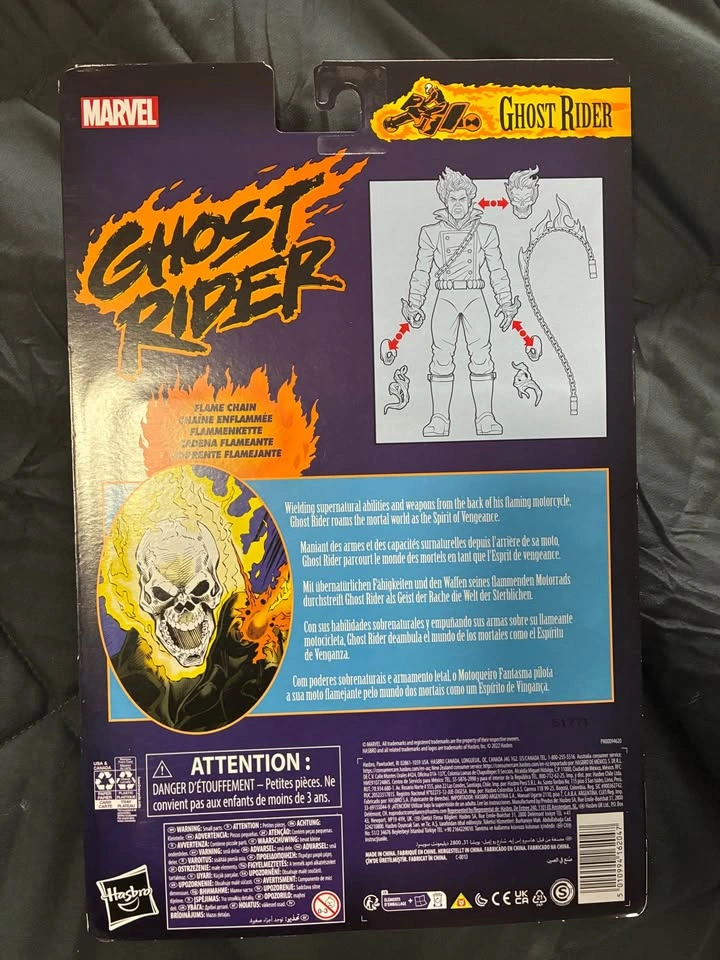 Marvel Legends Ghost Rider 6-inch Action Figure - photo 2