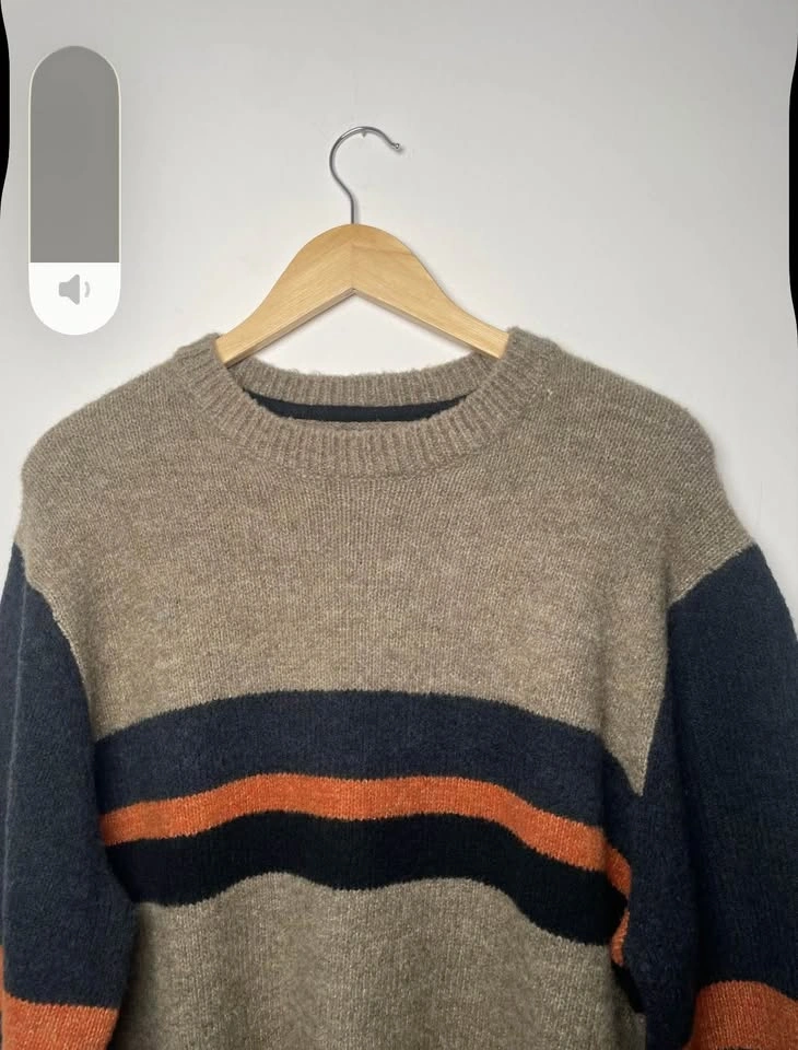 Only & Sons Striped Crewneck Knit Sweater - XL - photo 3