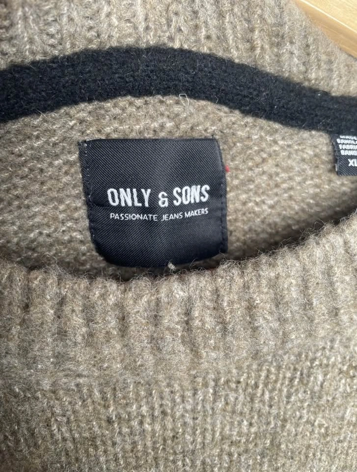 Only & Sons Striped Crewneck Knit Sweater - XL - photo 4