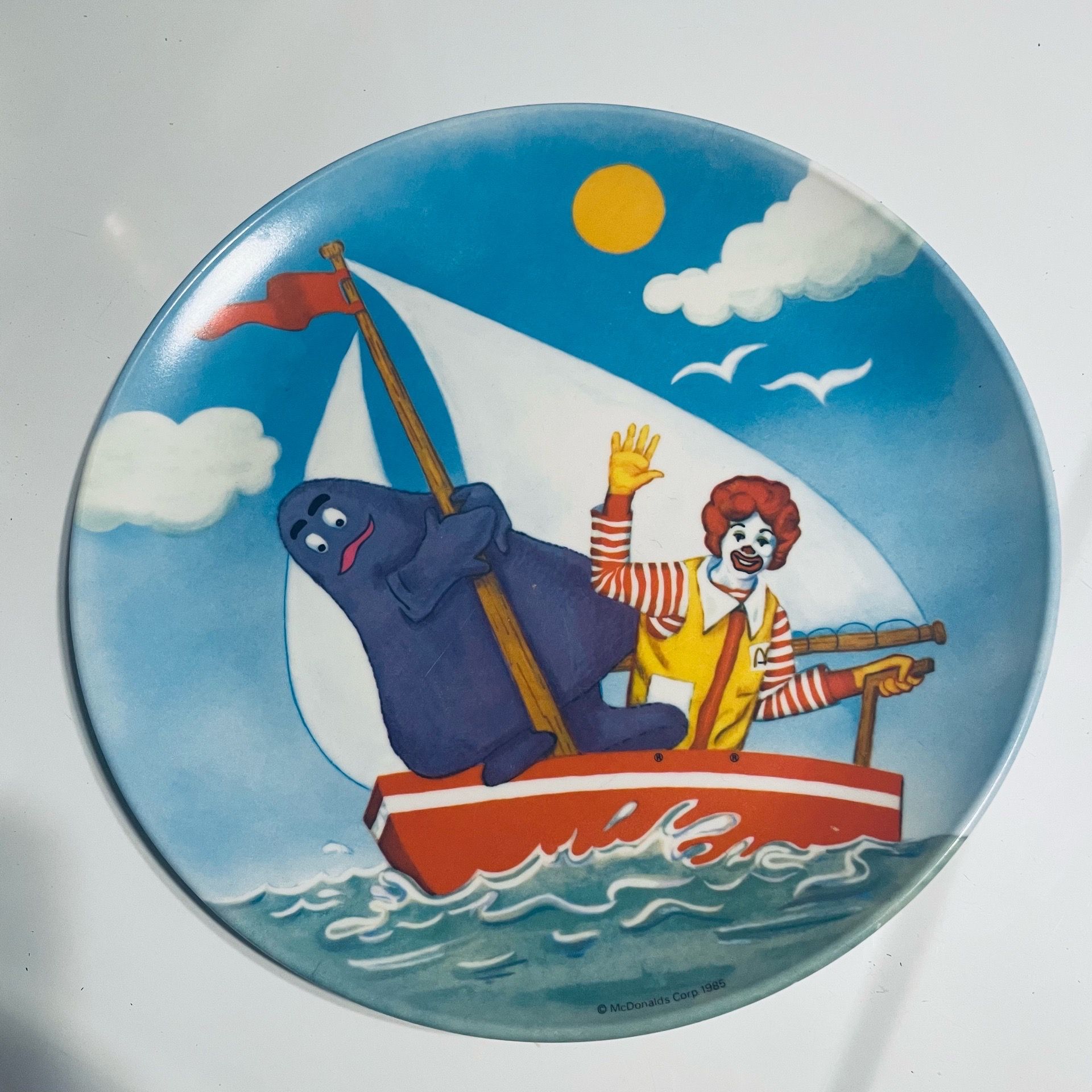 Two 9 inch Vintage McDonald’s Plastic plates. - photo 3