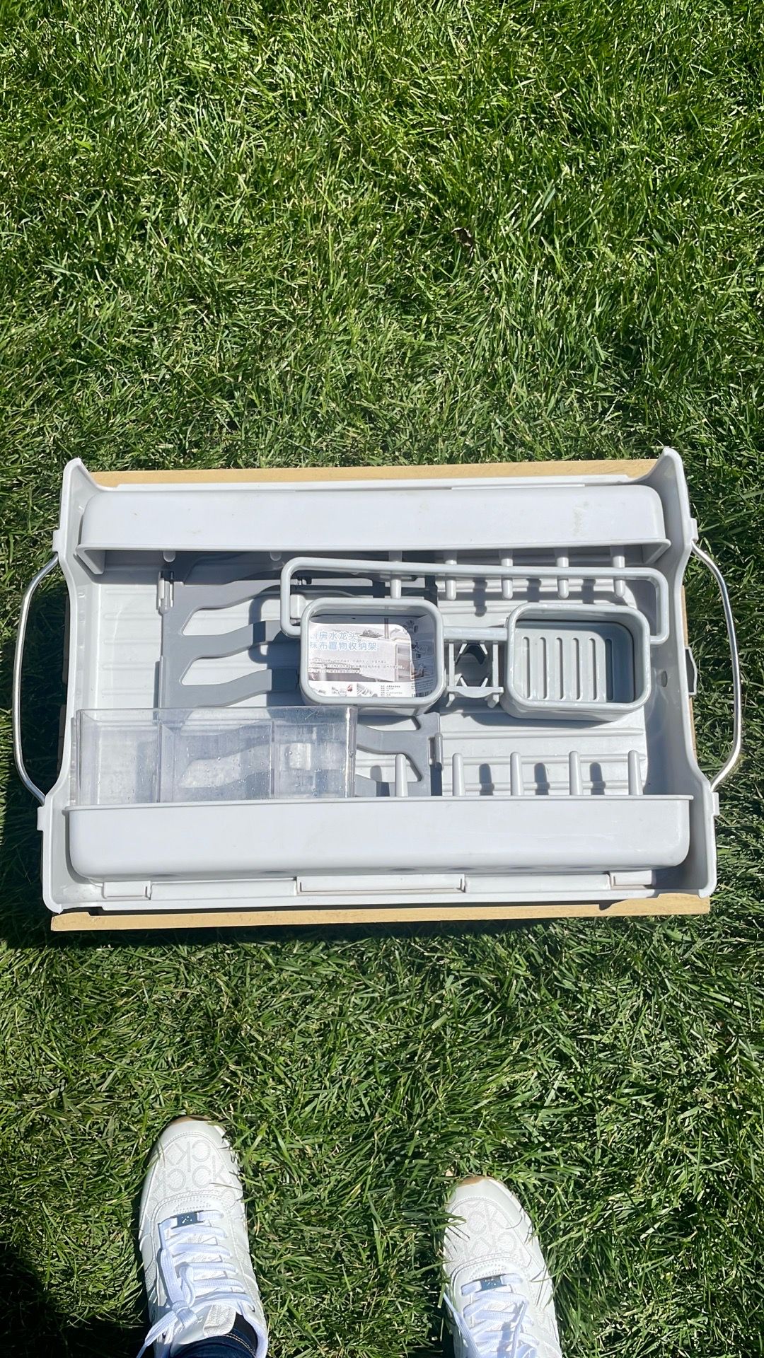 OXO Good Grips Foldaway Dish Rack - photo 3