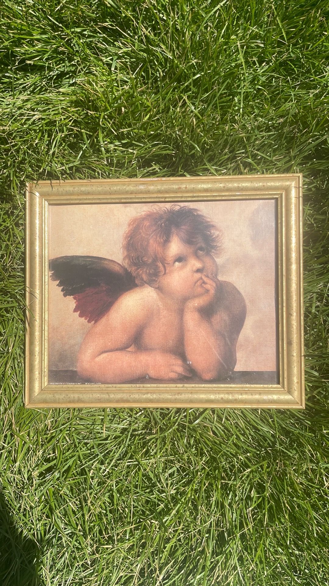 Framed Art Print: Raphael's Cherub