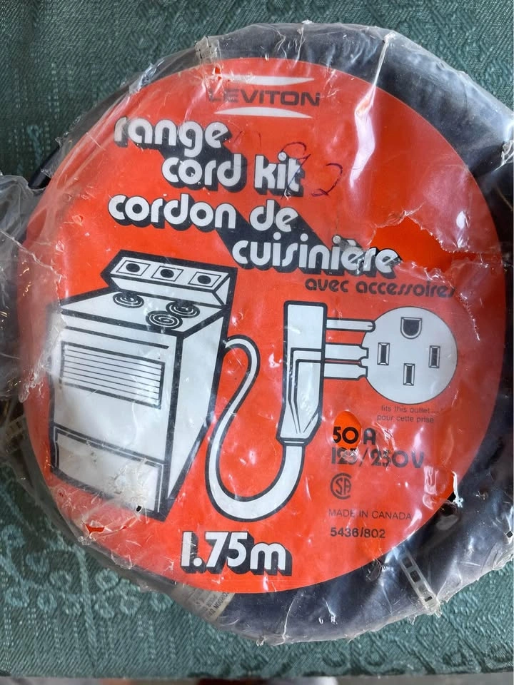 50 Amp Stove/Range Cord