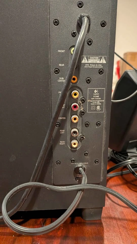 Logitech X-540 5.1 Surround Sound System - Works with Phone/Lapt - photo 2