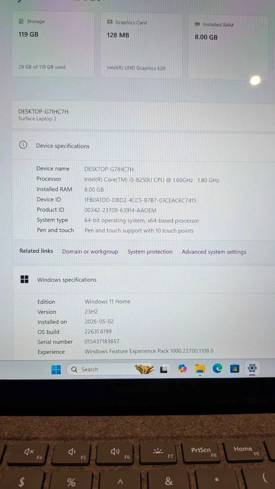 Microsoft Surface Laptop 2 - 13.5" Touchscreen - Windows 11 - photo 4