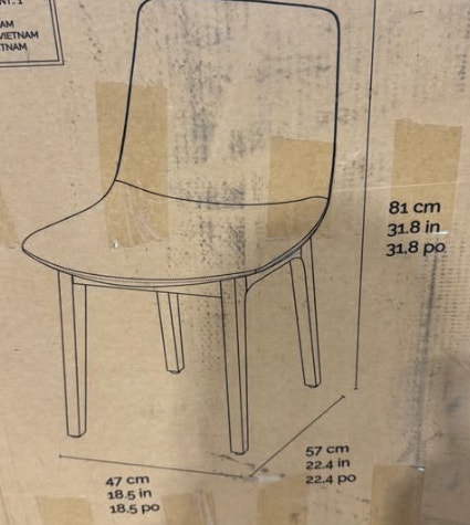 Leather Dining Room Chairs - set/2 - photo 3