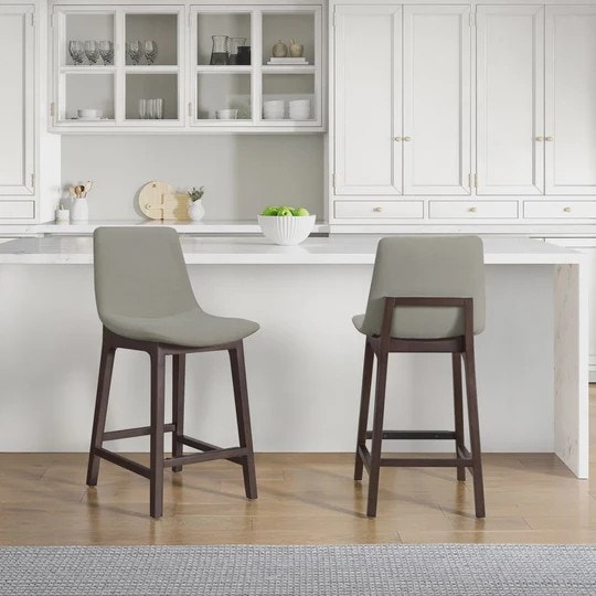 Fabric Counter Stools Set/2