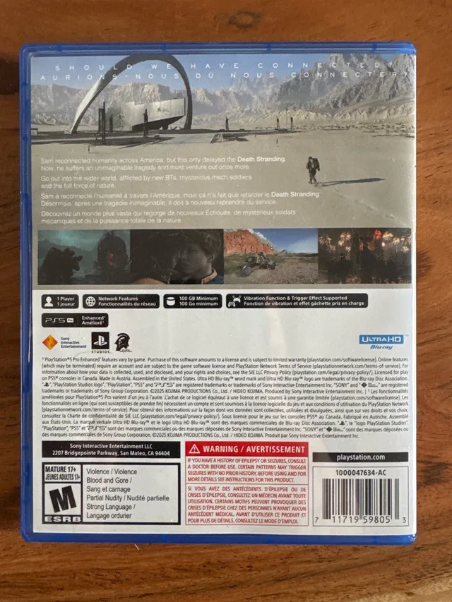 DEATH STRANDING 2 ON THE BEACH PS5 image indicator(2)