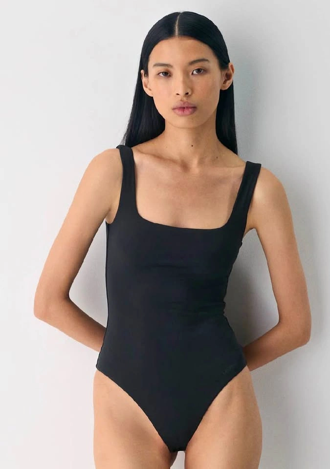 Babaton Contour Squareneck Bodysuit - Black, Small