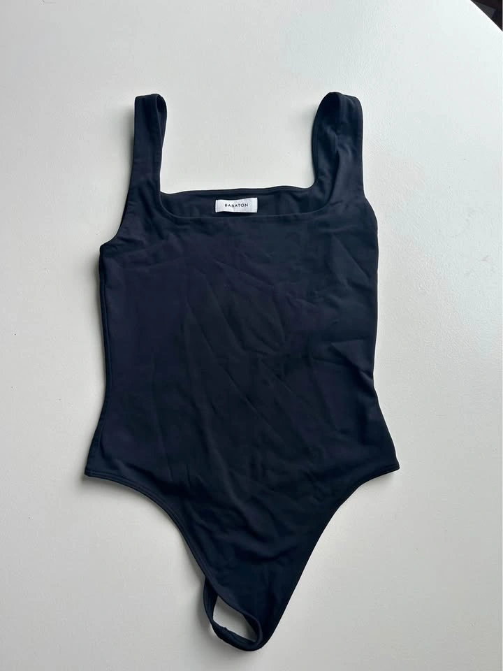 Babaton Contour Squareneck Bodysuit - Black, Small - photo 2
