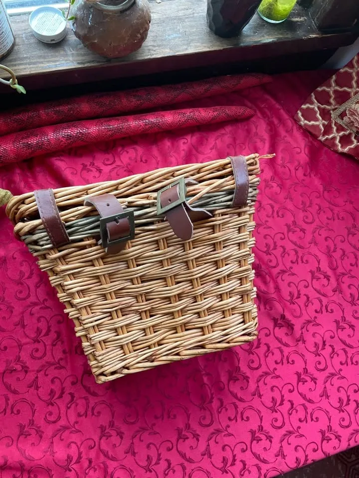 Wicker Bicycle Front Basket - photo 2