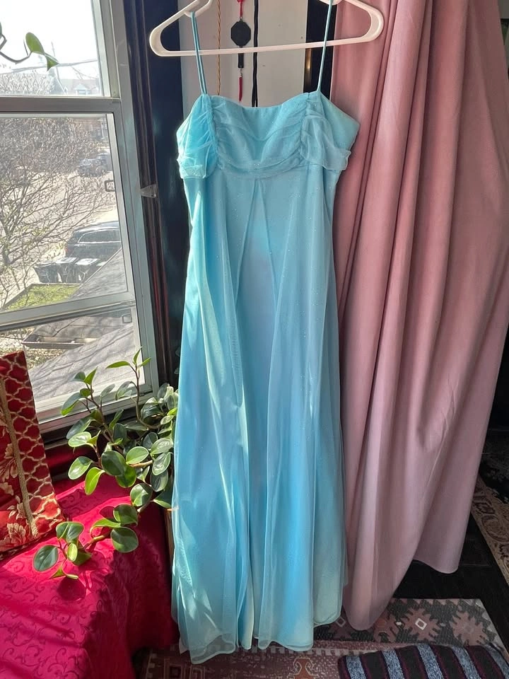 Light Blue Prom Dress, Graduation Dress, Formal Dress, Size 2