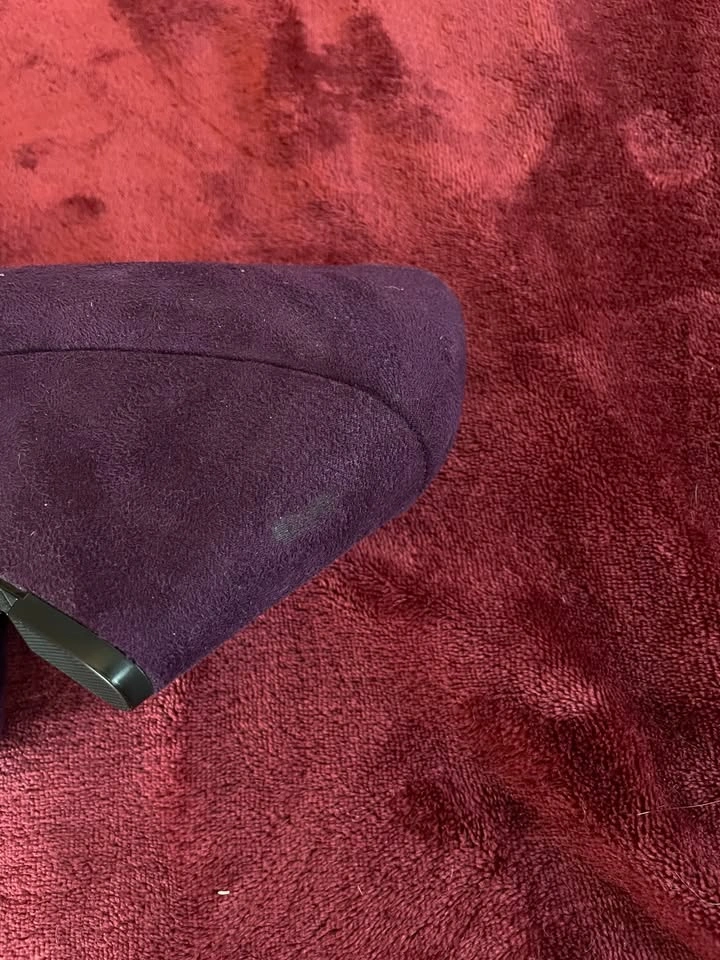 Purple Wedge Heels, size 7.5 - photo 5