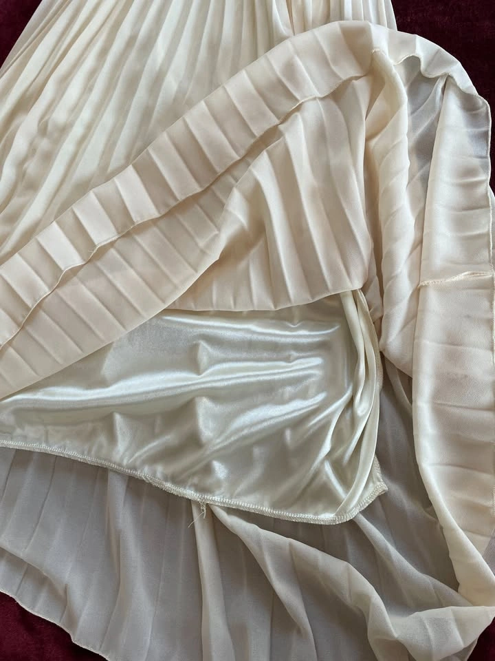 Cream White Dress, S/M - photo 3