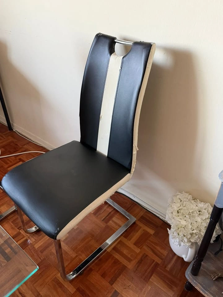 Dining Table Set (Rectangle glass table + 4 chairs) - photo 5