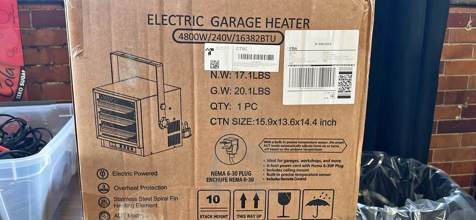 Garage Heater New