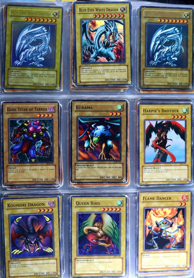 Vintage Yu-Gi-Oh Rare Card Lot