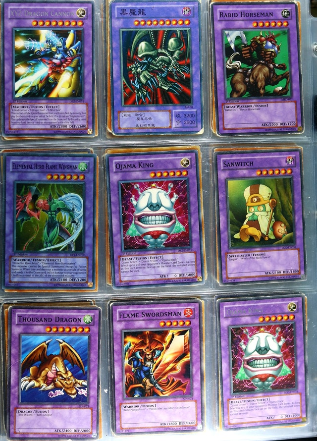 Vintage Yu-Gi-Oh Rare Card Lot - photo 3