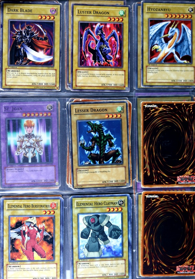 Vintage Yu-Gi-Oh Rare Card Lot - photo 4