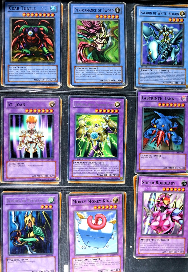 Vintage Yu-Gi-Oh Rare Card Lot - photo 5