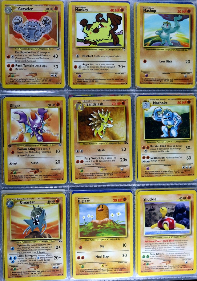 Vintage Pokémon Card Lot – Neo Genesis / Gym Heroes / Legendary - photo 2