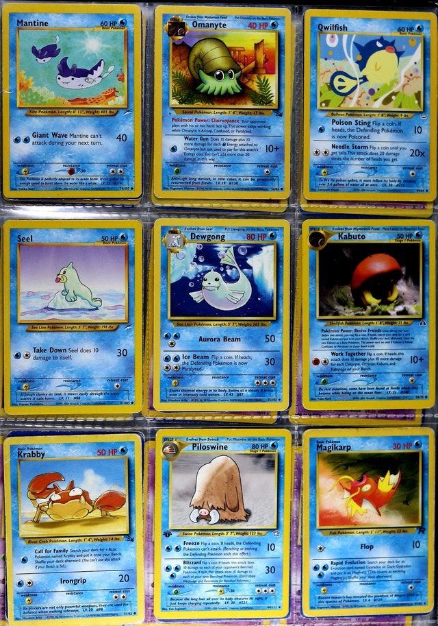 Vintage Pokémon Card Lot – Neo Genesis / Gym Heroes / Legendary - photo 3
