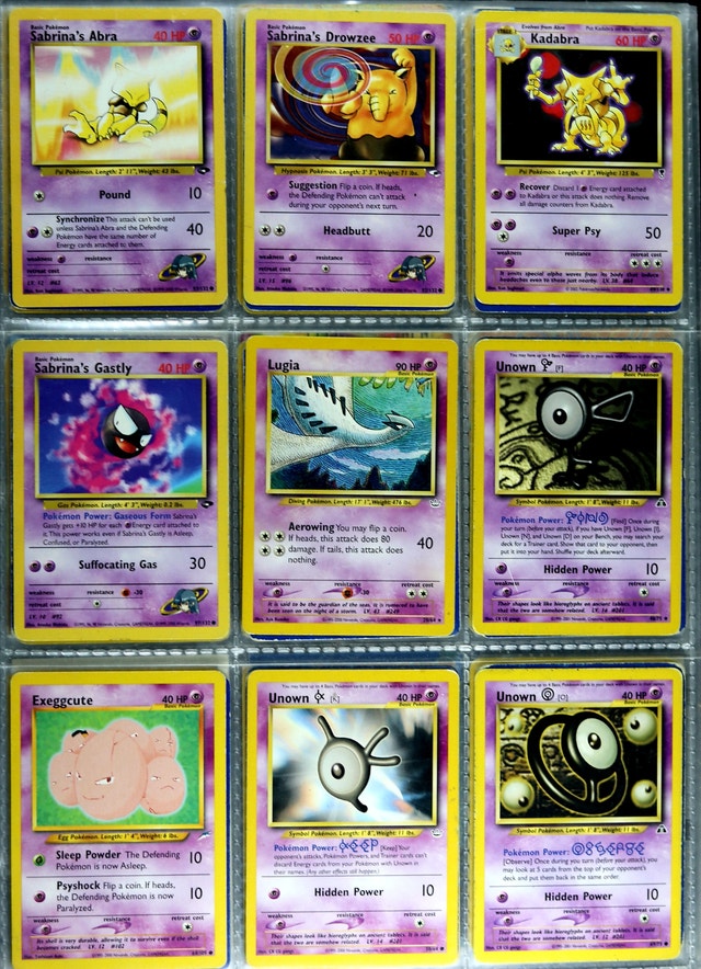 Vintage Pokémon Card Lot – Neo Genesis / Gym Heroes / Legendary - photo 5