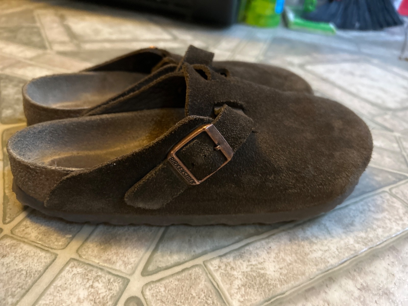 Women's Birkenstock Boston Clogs Size 39 - Brown Leather - photo 5