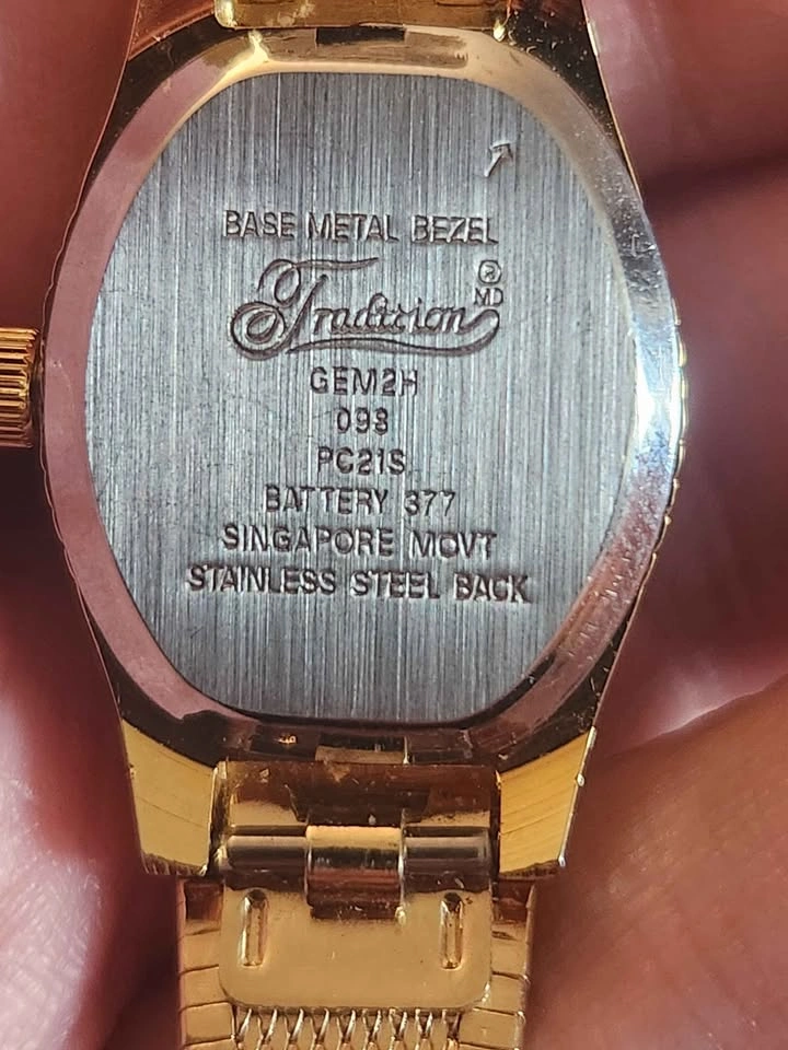 Tradition Gold Tone Quartz Watch w/ Diamond Accent - photo 4