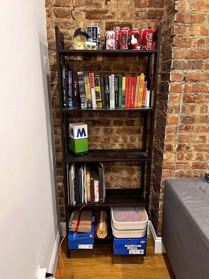 IKEA LAIVA Bookcase – Black-Brown, Small Storage Shelf Unit