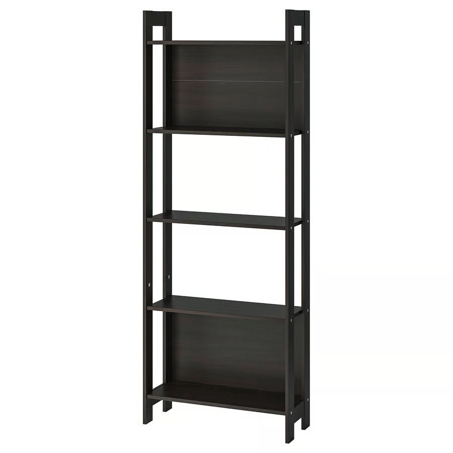 IKEA LAIVA Bookcase – Black-Brown, Small Storage Shelf Unit - photo 3