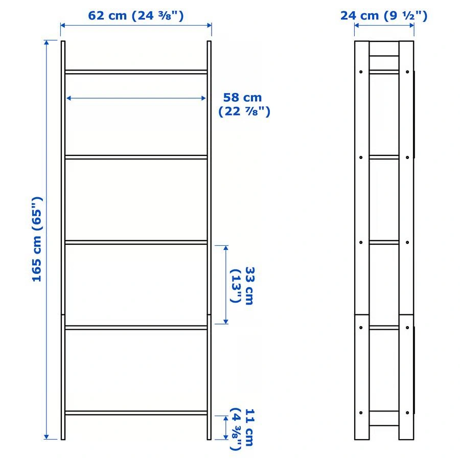 IKEA LAIVA Bookcase – Black-Brown, Small Storage Shelf Unit - photo 5
