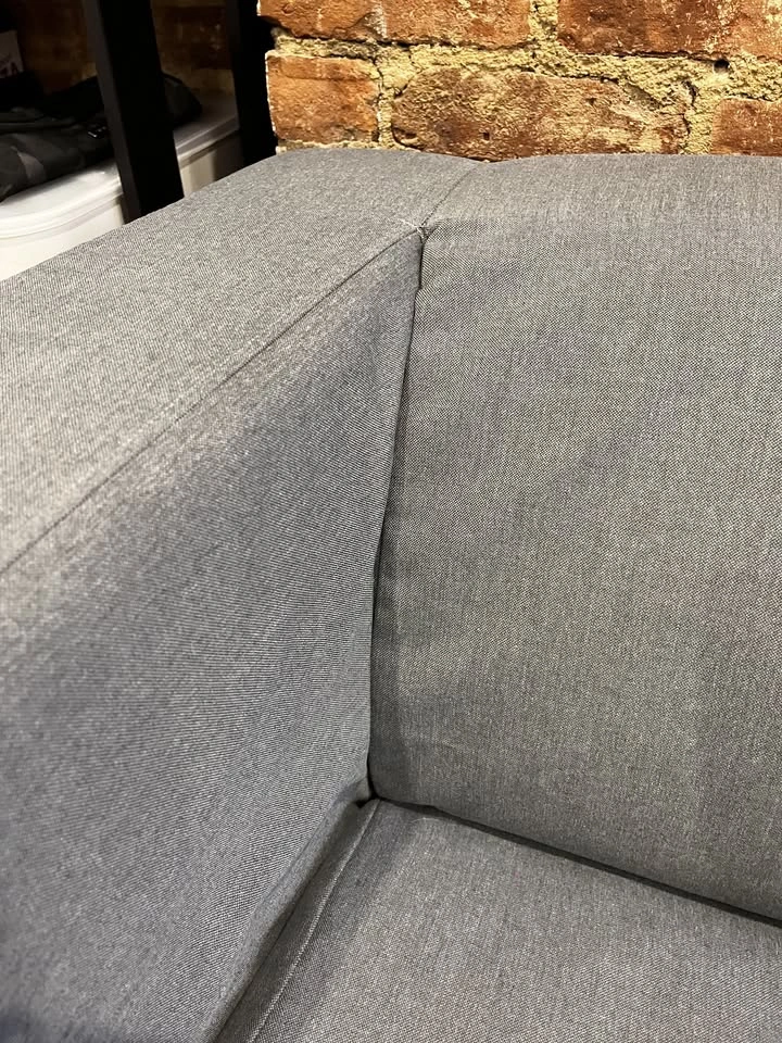 IKEA KLIPPAN Loveseat Sofa – Gray, Excellent Condition - photo 2