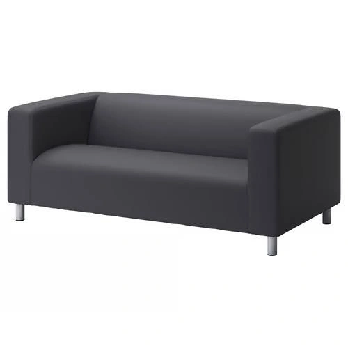 IKEA KLIPPAN Loveseat Sofa – Gray, Excellent Condition - photo 3