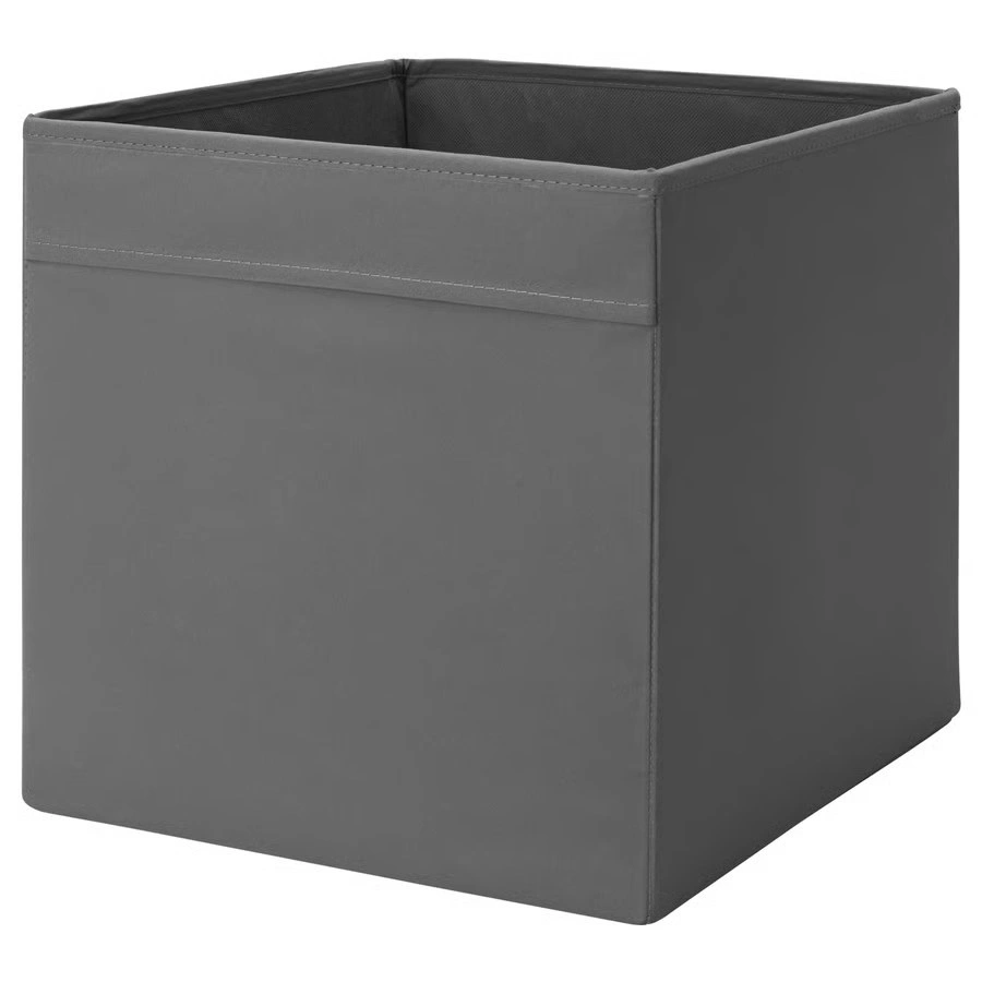 IKEA KALLAX TV Stand / Storage Unit + 3 DRÖNA Boxes – Black-Brow - photo 5