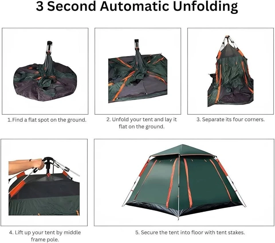 NEW Mobi Garden Instant Blackout Camping Tent – 4-6 Person - photo 5