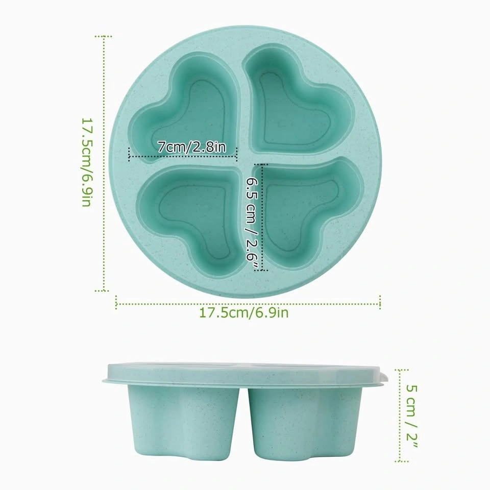 New 4 Pack Bento Lunch Boxes - BPA-Free, 4-Compartment - photo 3