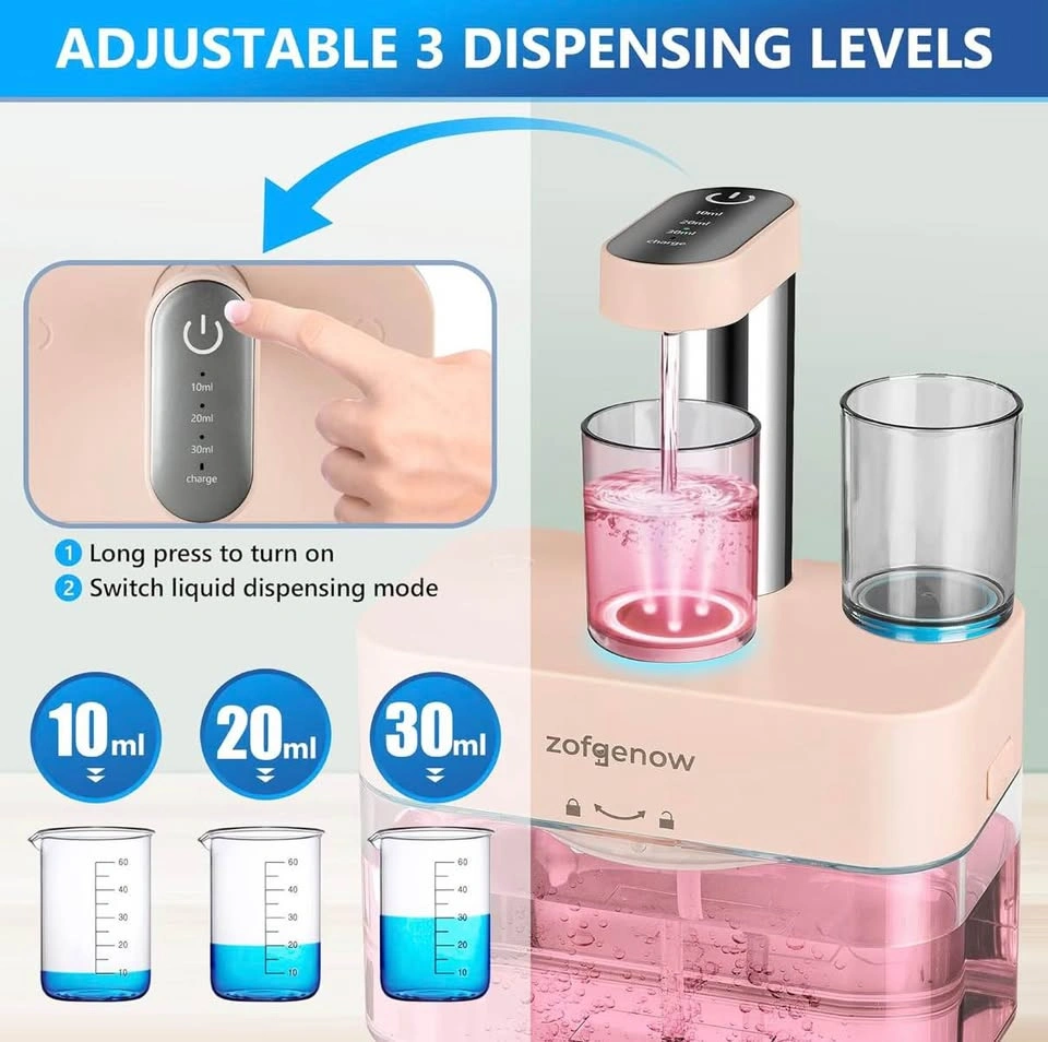 ZOFGENOW Mouthwash Dispenser for Bathroom - 17.6 FlOz - photo 4
