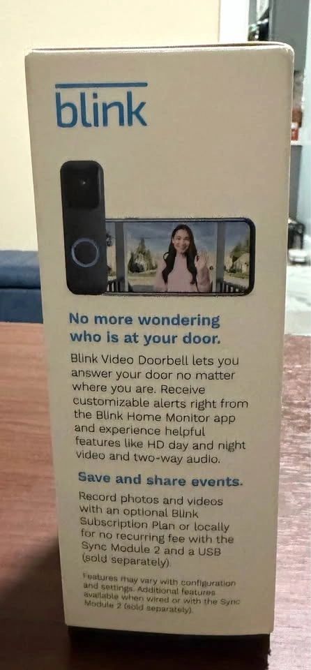 Blink Video Doorbell Works with Alexa - photo 4