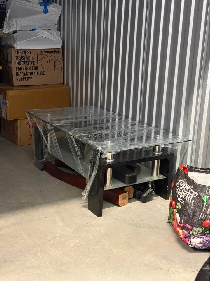Glass top coffee table - photo 2
