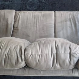 Coallier Overstuffed Dark Grey Sofa - photo 3