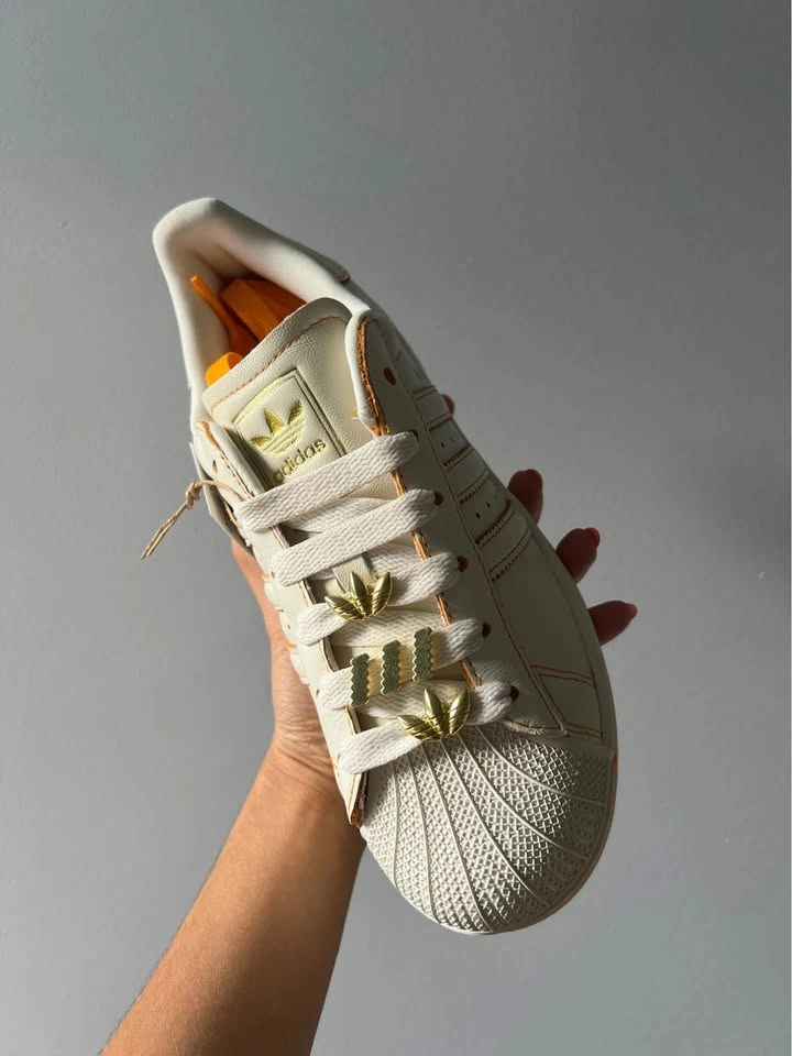 Adidas Superstar II Shoes with Gold Charms - photo 2
