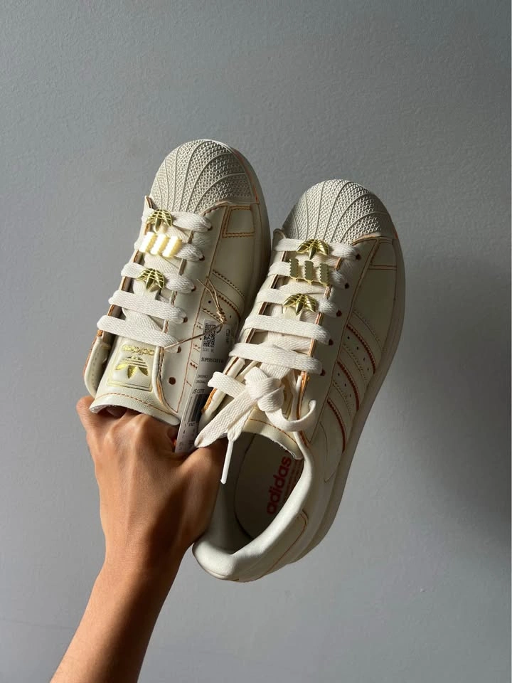 Adidas Superstar II Shoes with Gold Charms - photo 3