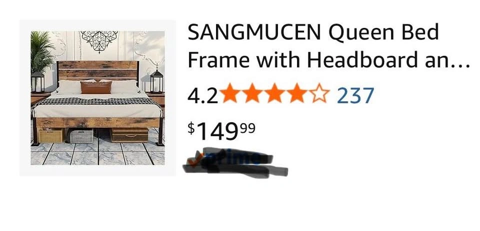 Queen Size Bed Frame - photo 2