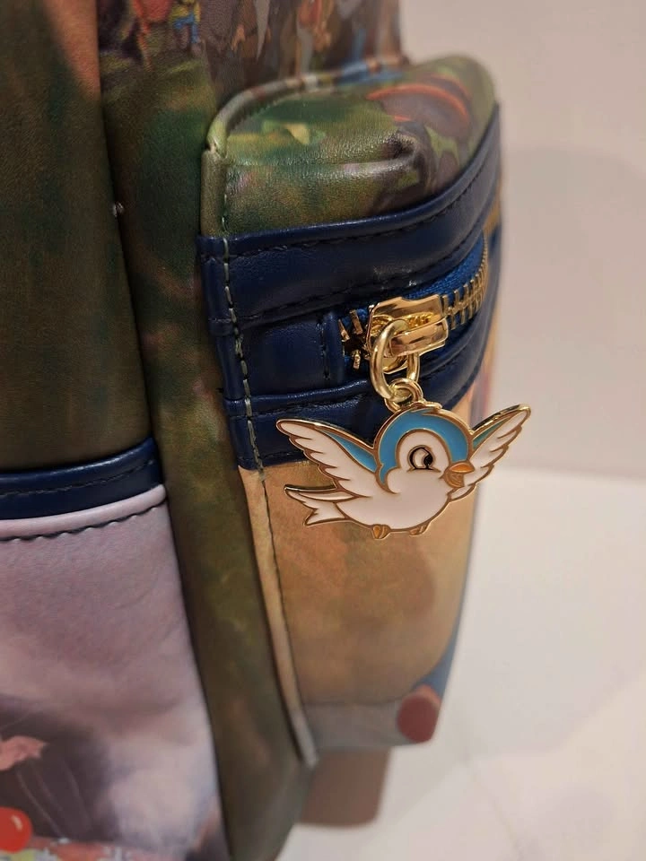 Loungefly Snow White & Seven Dwarfs Mini Backpack Purse Blue NWT - photo 4